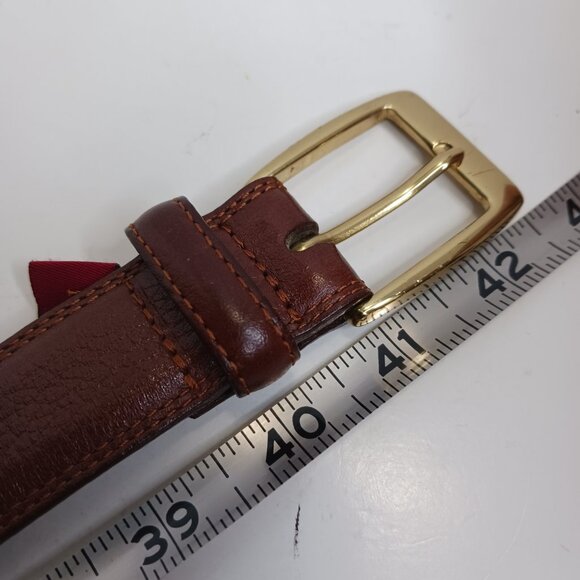 Cole Haan Vintage Genuine Leather Dress/Casual Belt Solid Brown size 36/90 - Picture 9 of 9